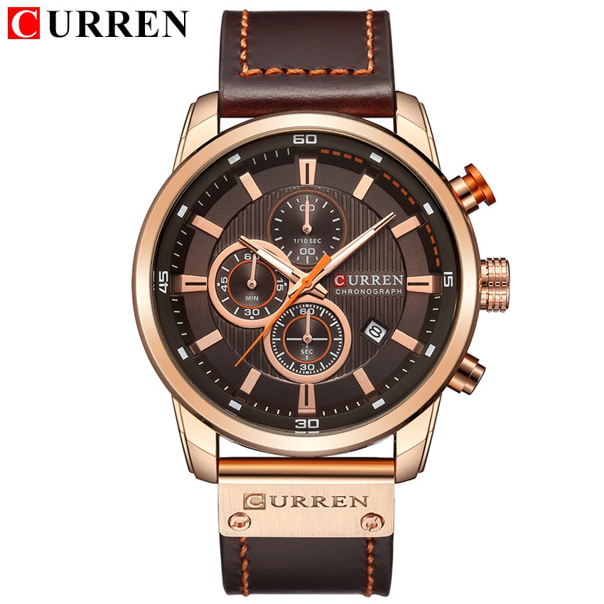 CURREN Fashion Date Quartz Men Watches Top Brand Luxury Male Clock Chronograph Sport Mens Wrist Watch Hodinky Relogio Masculino - Bonnie Lassio