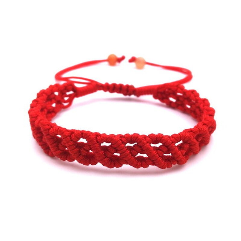 Handmade Braided Lucky Red Thread Bracelet Adjustable Ethnic Braslet Men Women Friendship Braclet Yoga Meditation Brazalet - Bonnie Lassio
