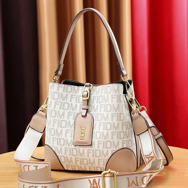 Luxury Handbags Women Bucket Bags Women Leather Handbag Shoulder - Bonnie Lassio