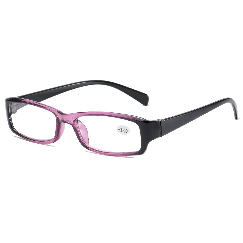 Reading Glasses Rectangle Frame Clear Lens Eyeglasses Resin HD Presbyopia Glasses Men Women Ultralight Presbyopia Glasses - Bonnie Lassio