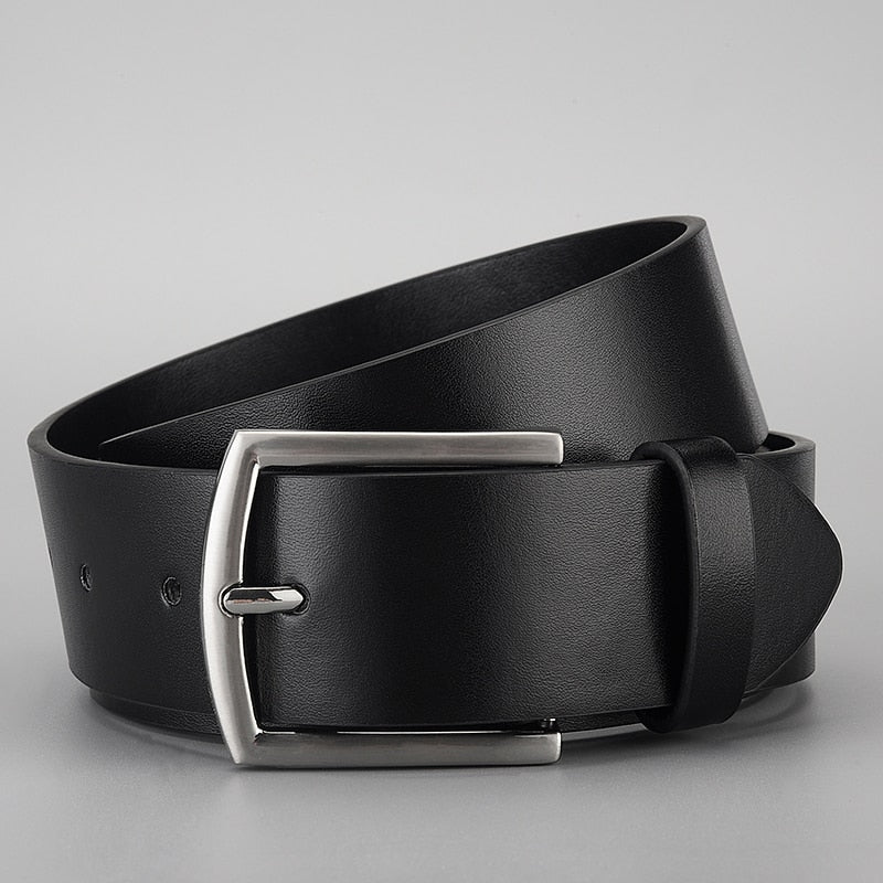 Famous Brand Luxury Designer Belts for Men Classic Pu Leather Pin Buckle Waist Male Strap Black Belt for Jeans High Quality - Bonnie Lassio