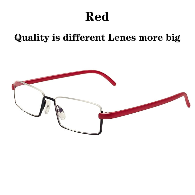 FG TR90 Reading Glasses for Men Half Frame Presbyopic Glasses Men Women Optical Очки Для Чтения Мужские +100 To +400 - Bonnie Lassio