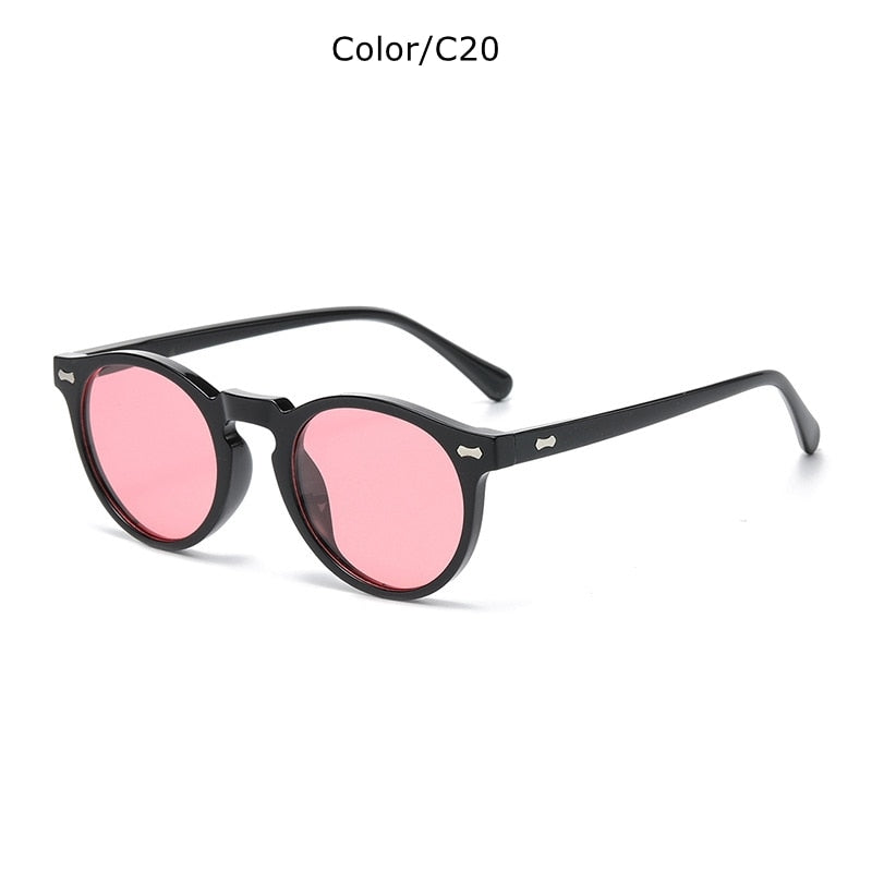 Polarized Sunglasses Women Men Vintage Round Lens UV400 - Bonnie Lassio
