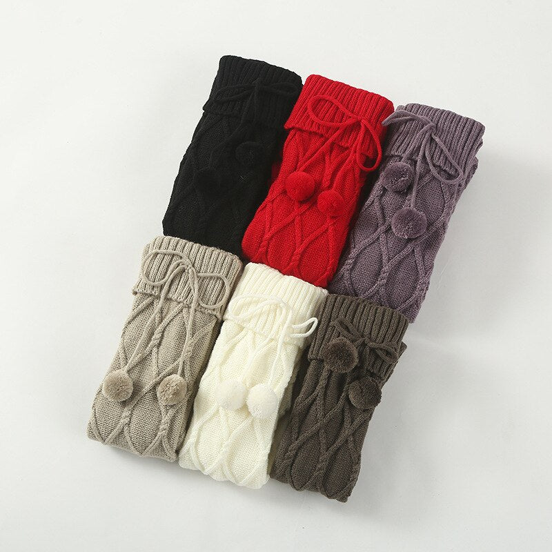 Womens Long Socks Stockings Knitted Knee High Autumn Winter - Bonnie Lassio