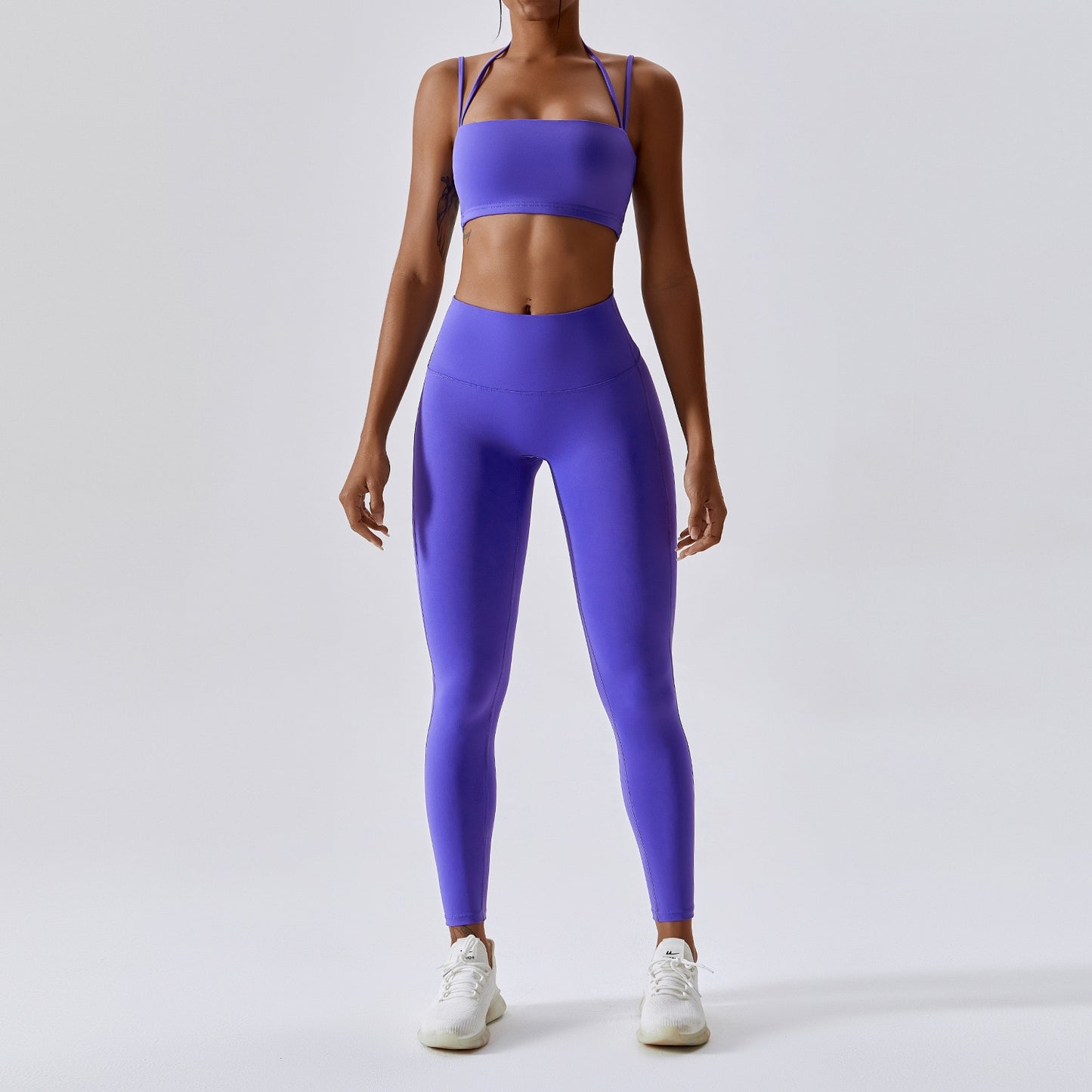 Yoga Clothing Sets Athletic Wear Women High Waist Leggings And Top Two Piece Set Seamless Gym Tracksuit Fitness Workout Outfits - Bonnie Lassio
