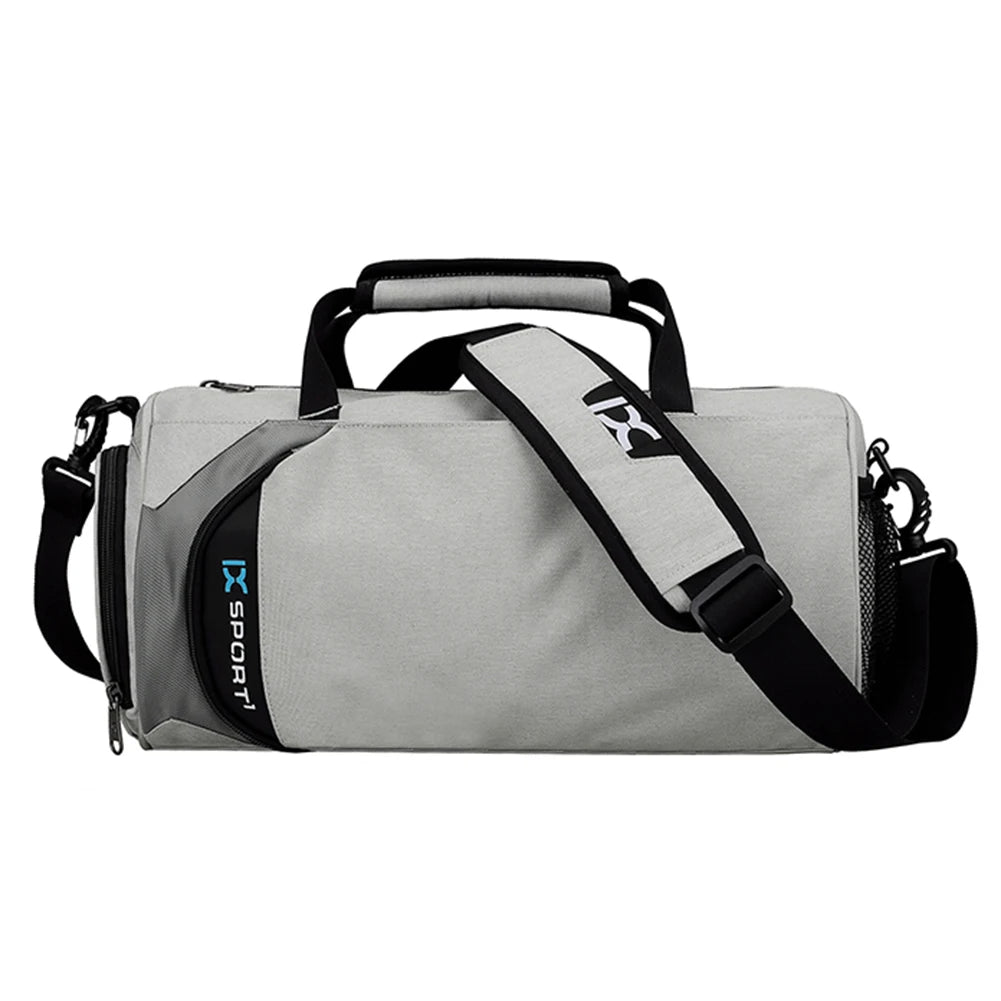 Polyester Sports Bag Large Capacity Fitness Training with Shoe Compartment Multifunctional Unisex - Bonnie Lassio