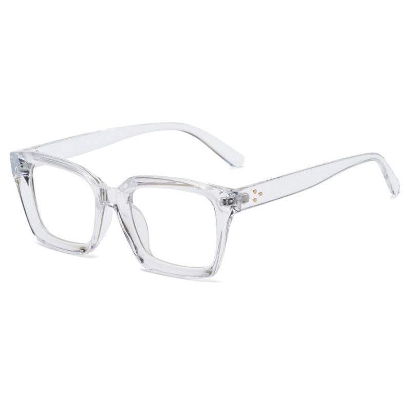 Oversized Square Reading Glasses Men Women Portable Large Frame High Definition - Bonnie Lassio