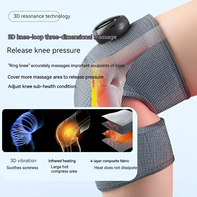 Multi Functional Heated Knee Elbow Shoulder Brace with Adjustable Vibrations