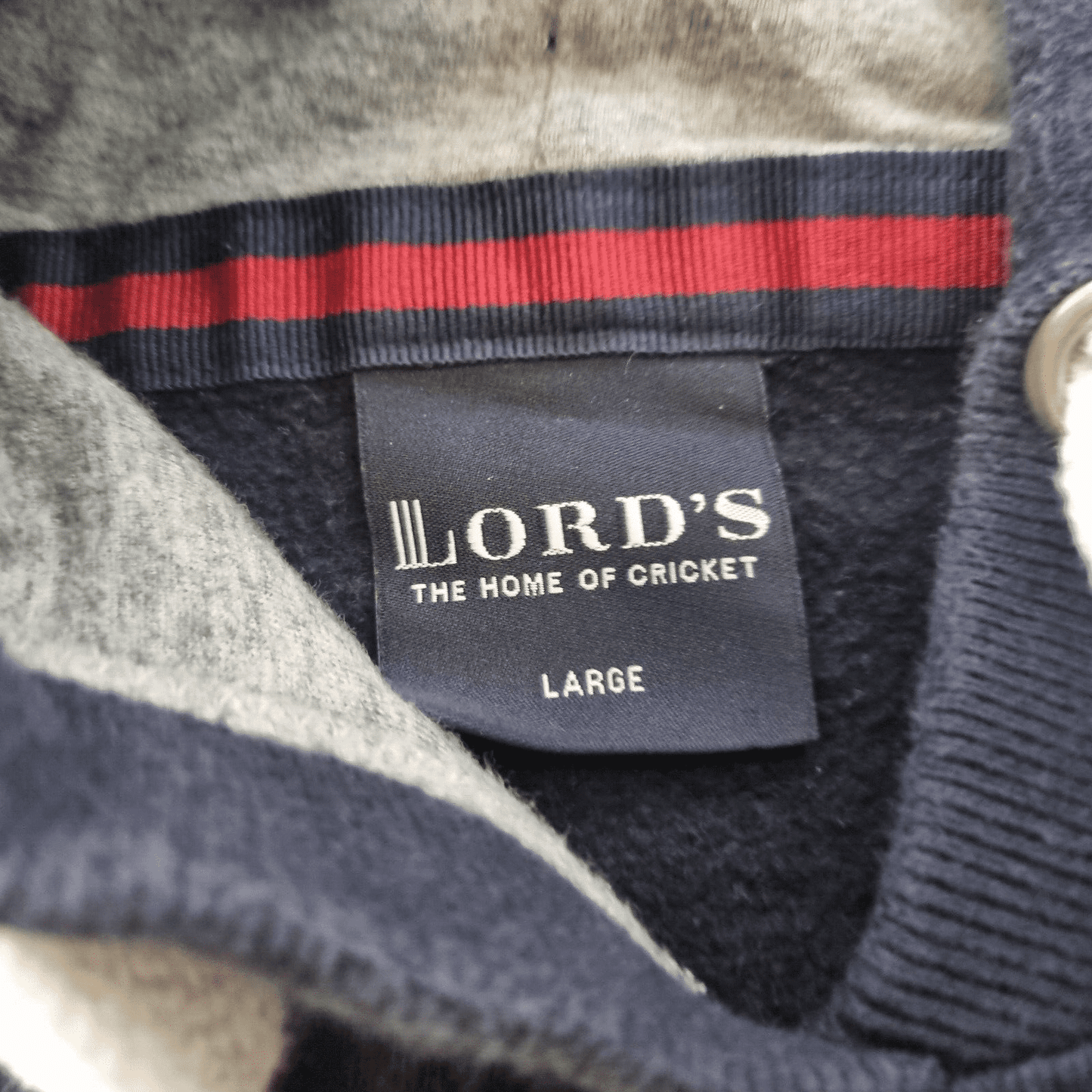 Lords The Home Of Cricket Hoodie St Johns Wood 1814 - 2014 Vintage Lined NW8