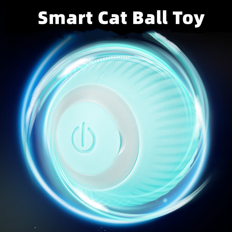 Electric Cat Ball Toys Automatic Rolling Smart Cat Toy Interactive