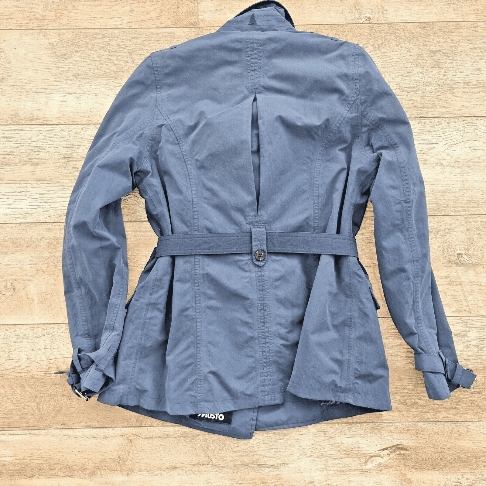 Womens Raincoat Belted Short Length - Bonnie Lassio
