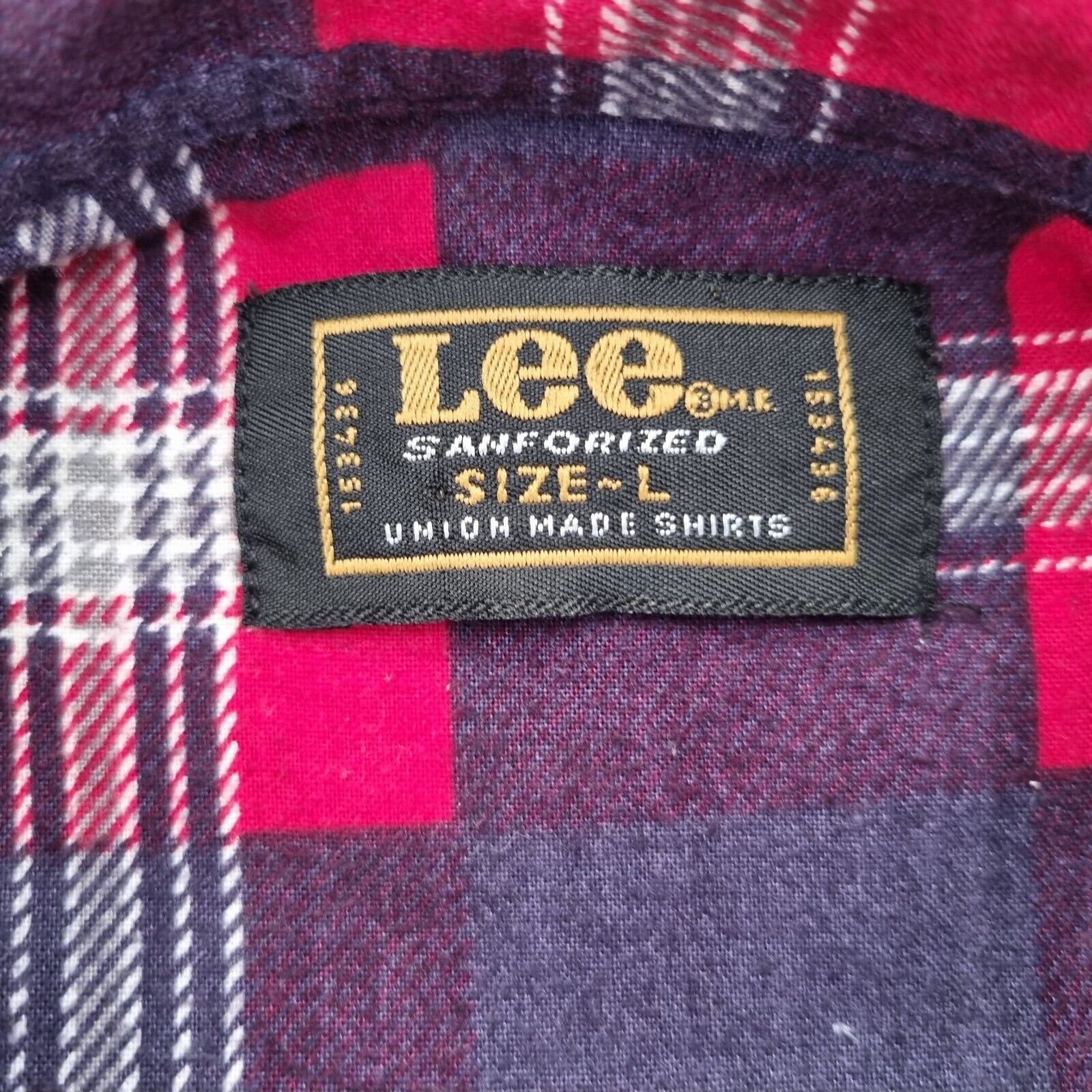 Mens Vintage Lee Sanforized Cotton Long Sleeve Shirt - Bonnie Lassio
