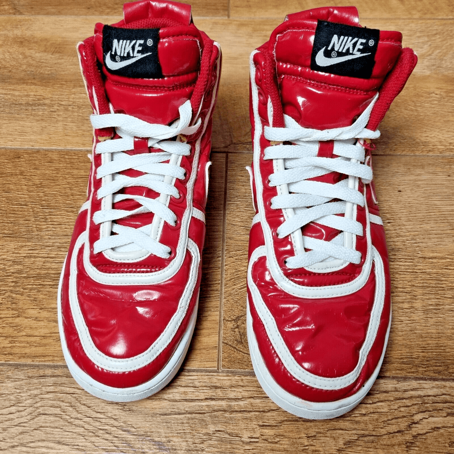 Nike Dunk High Shiny Red Women's Shoes Trainers