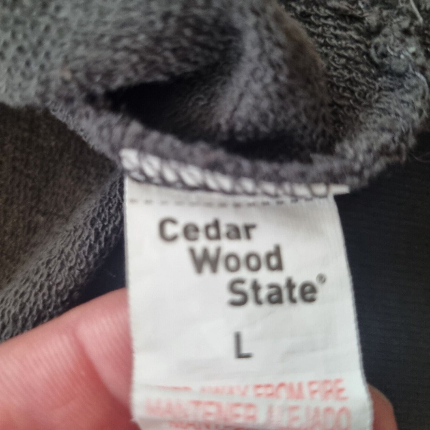 Cedar Wood State Danger Mouse DM Grey Sweatshirt