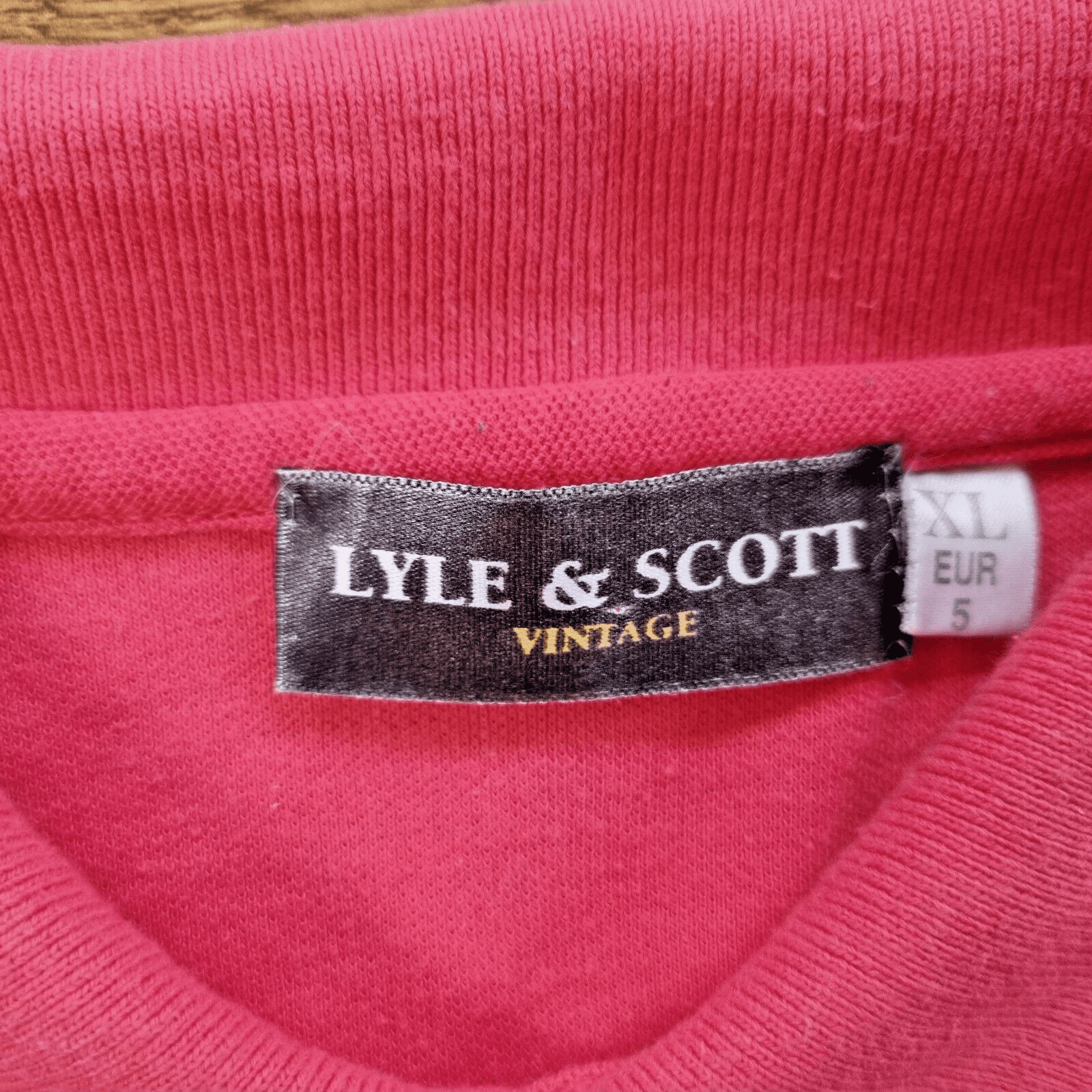 LYLE & SCOTT Vintage Men's Polo T-shirt Short Sleeve Top in Blue Size XL Euro 5 - Bonnie Lassio