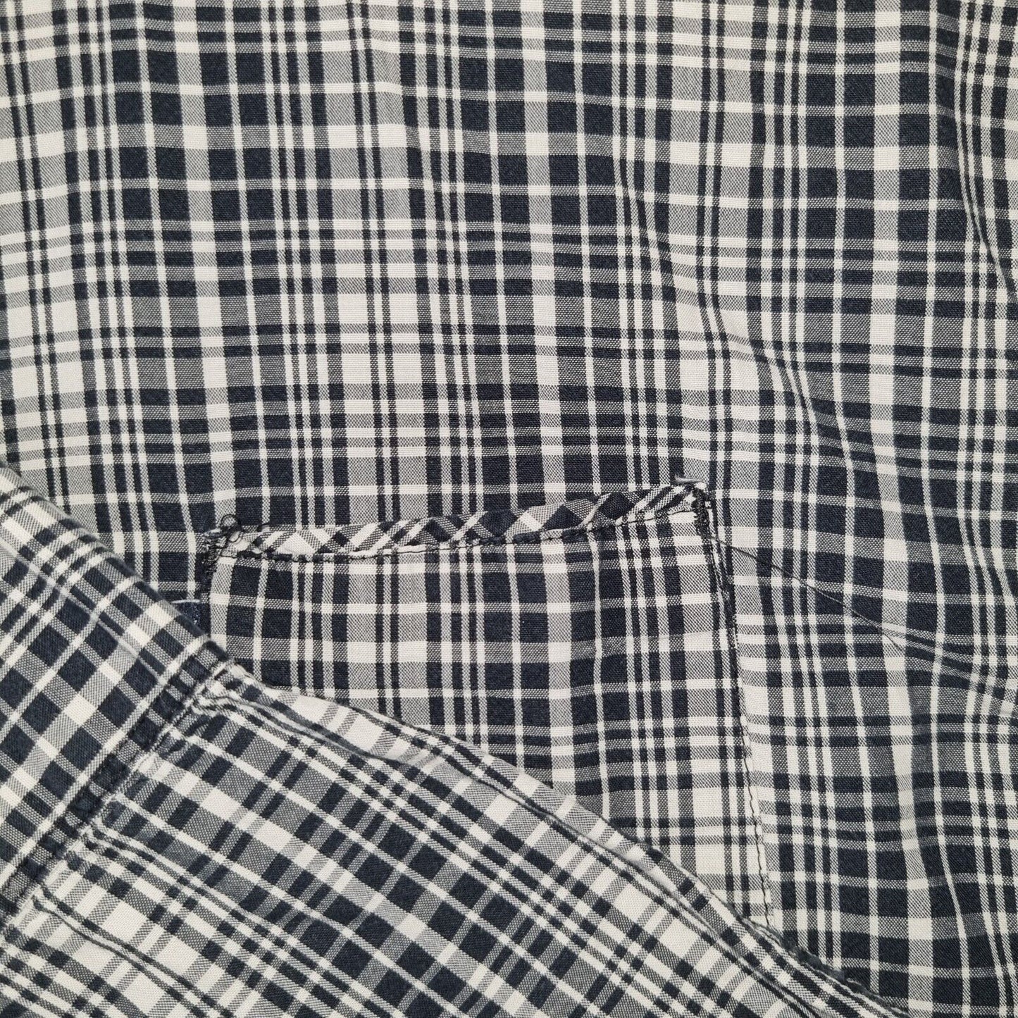 Paul Smith Mens Shirt Chequered Black And White