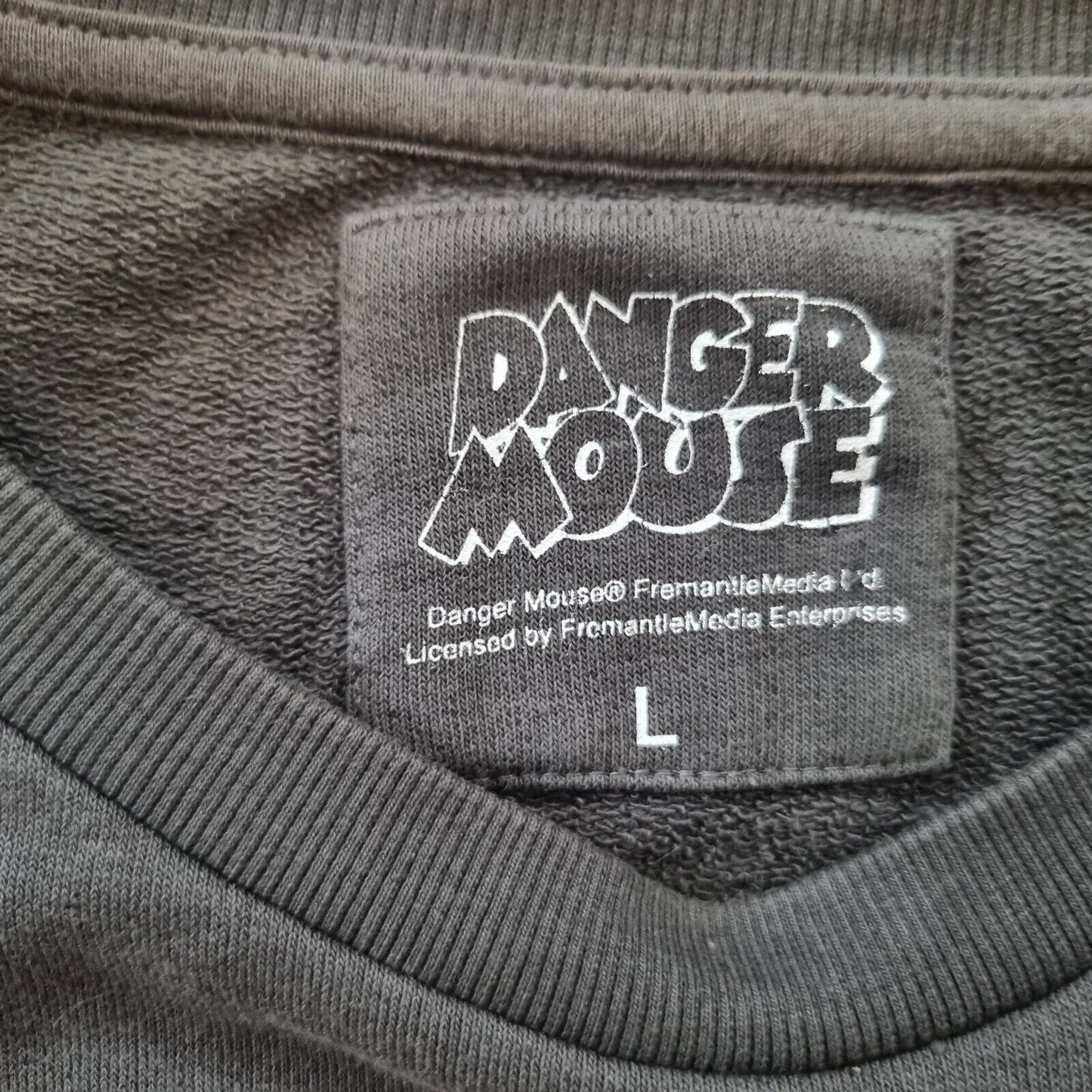 Cedar Wood State Danger Mouse DM Grey Sweatshirt
