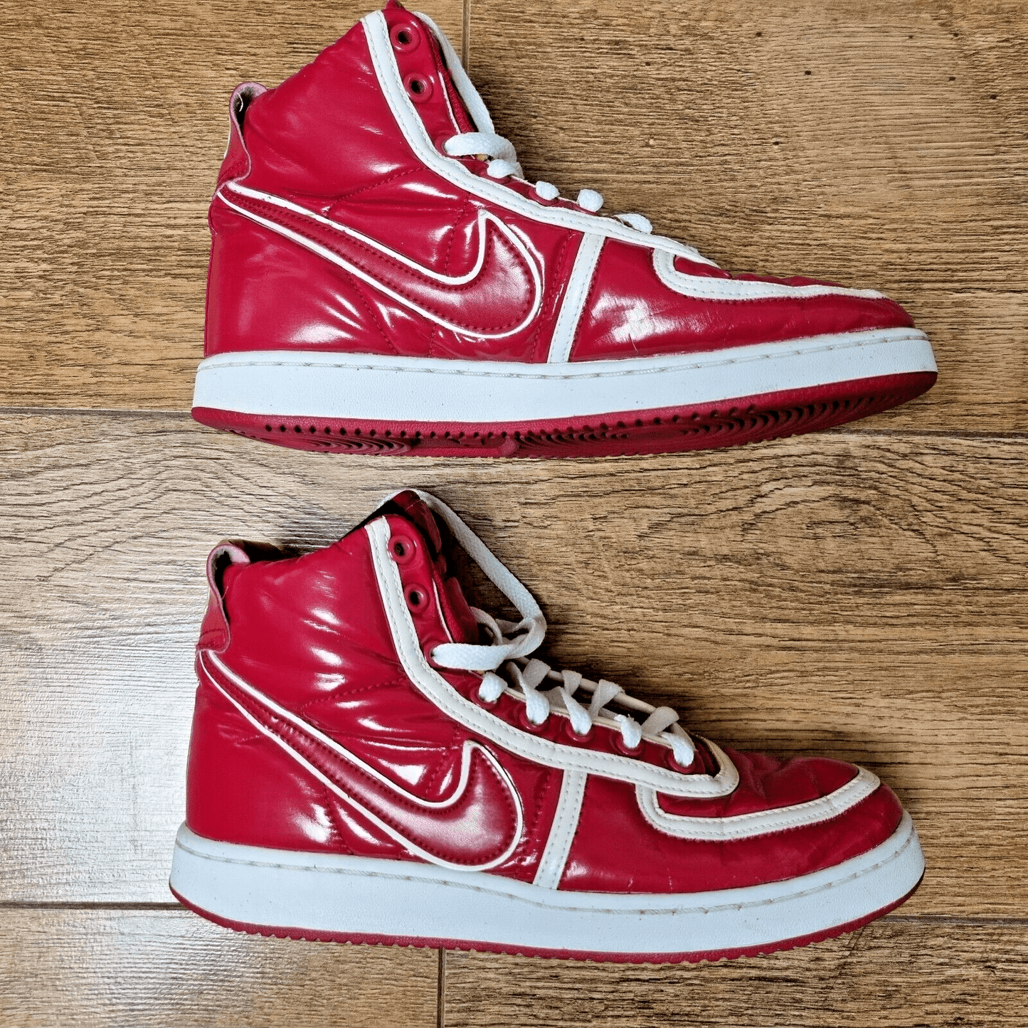Nike Dunk High Shiny Red Women's Shoes Trainers