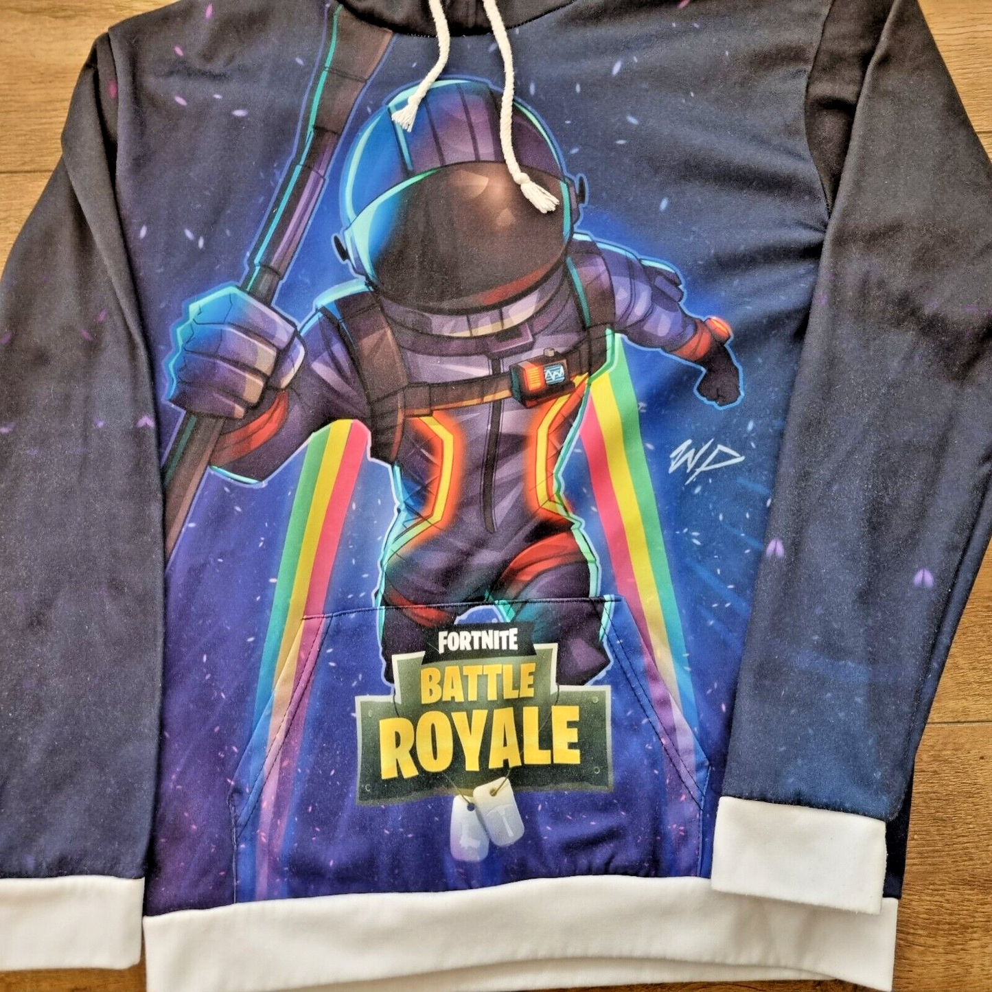 Fortnite Battle Royale Graphic Hoodie Astronaut Sweatshirt